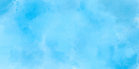 Blue abstract watercolor texture background. Watercolor brush painted paper texture background vector.
