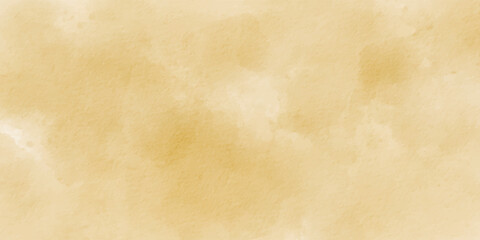 Abstract brush painted watercolor background texture. Watercolor paper texture background in brown color vector.