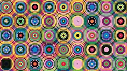 circle motif, circle pattern, symmetrical, circle lines, wall wallpaper, HD