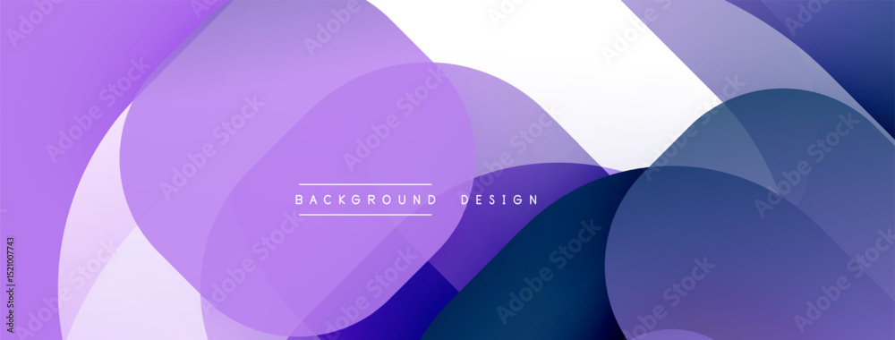 Poster abstract fluid shapes overlap, creating purple, white, blue gradients. modern design element for bac