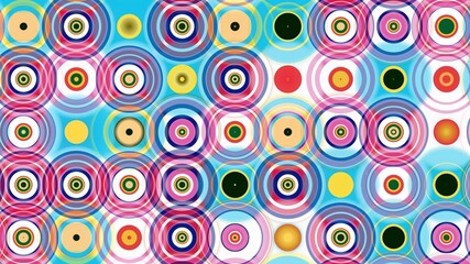 circle motif, circle pattern, symmetrical, circle lines, wall wallpaper, HD