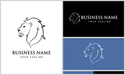 Lion Logo Design Variations. (6)