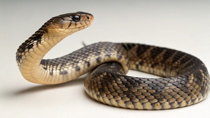 Obraz premium False Water Cobra on studio background