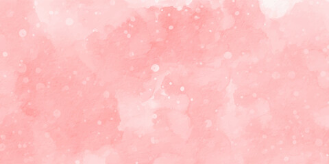 Pink watercolor background. pink abstract background with copy space. brush painted watercolour background paper texture.