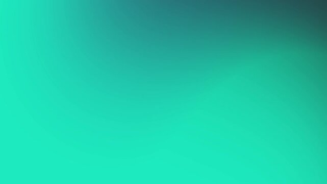 Seamless loop background 4k solid turquoise gradient, ideal for presentations, website backgrounds, motion graphics, video editing, and social media.
