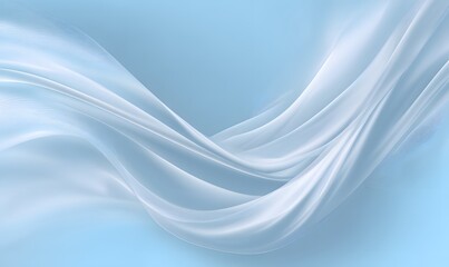 Naklejka premium Abstract Light Blue Swirling Waves