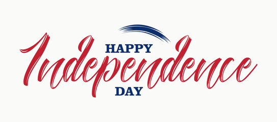 Happy Independence Day Typography