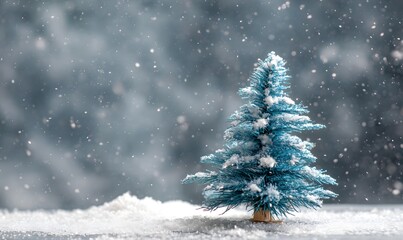 Snowy Christmas Tree