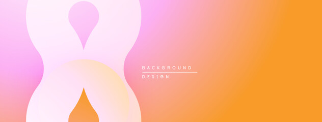 Abstract pastel background. Soft shapes blend, creating gentle gradient. Minimalist design evokes calm, modern aesthetic.