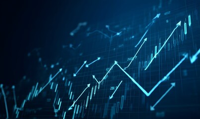Abstract Financial Growth Chart