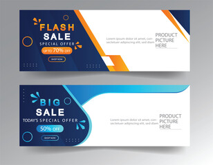 sale banner template design  big sale  flash sale. modern banner design.