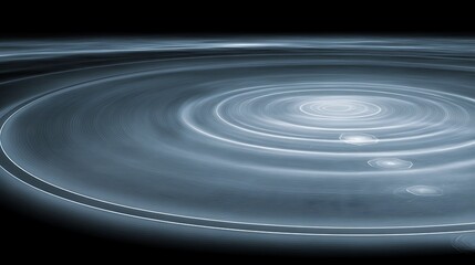 Abstract light concentric rings minimal artwork