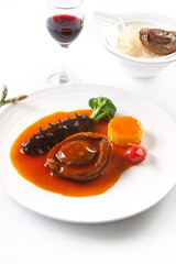 South African Dried Abalone with Ginseng Sauce