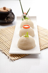 Stir-fried scallion and honey beans