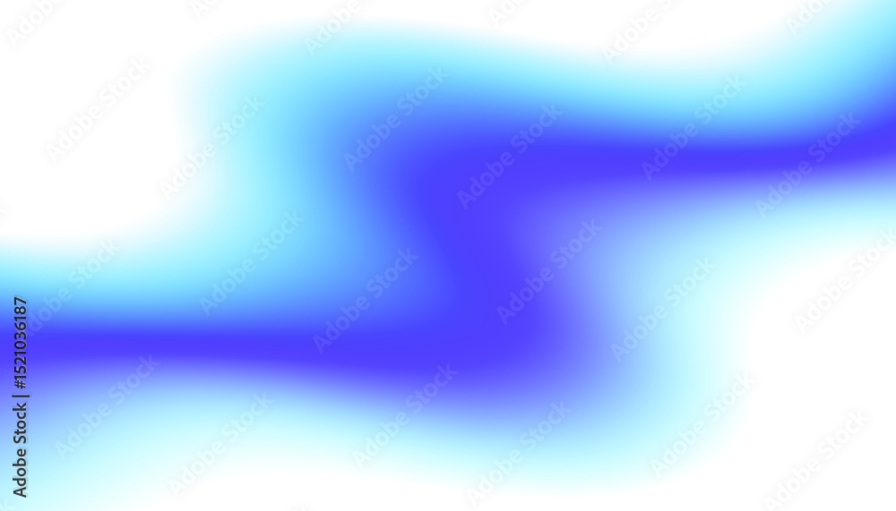 Poster overlay abstract blue gradient on transparent background. elegance wavy gradient