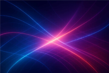 Abstract futuristic background with glowing light effect. Vector illustration.
