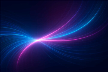 Abstract futuristic background with glowing light effect. Vector illustration.