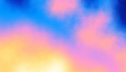 Abstract blurred grainy gradient background . Colorful digital grain soft noise effect pattern. Lo-fi multicolor vintage retro. VHS Glitch cloudy