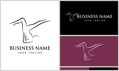 Yoga Logo Design Variations. (2)