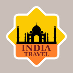 Sticker travel India
