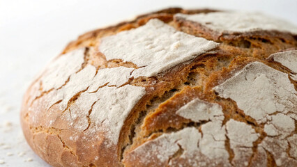 sourdough on a white background