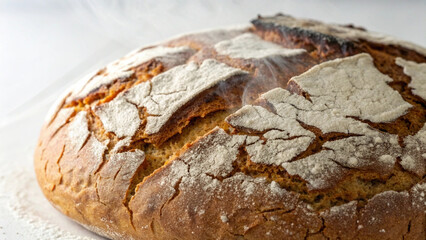 sourdough on a white background