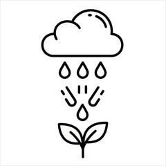 Nature Vector Illustration Compost Bin with Growing Plant Organic Vector Art