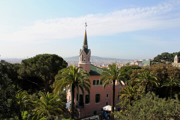 Espagne, Barcelone, le Parc Guell 