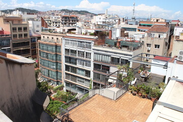 Espagne, Barcelone, vue panoramique 