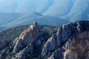 Survol en avion des Châteaux Cathares