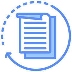 Data Format Blue Icon