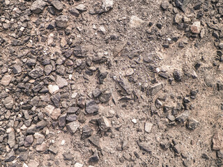 Soil and rocks as background