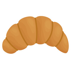 French croissant illustration