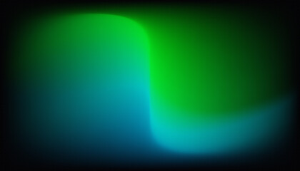 Abstract green and blue gradient background