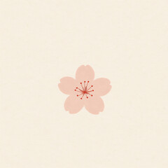 Sakura Bloom on Washi Paper (Square)