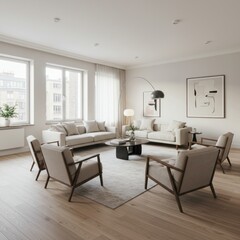 luxury interior of a modern building