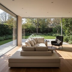 luxury interior of a modern building