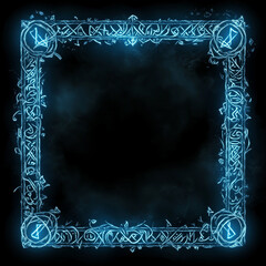 蒼く輝く魔法のフレーム、神秘の境界