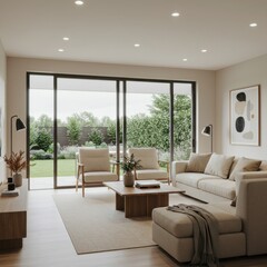 luxury interior of a modern building