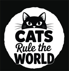 Funny Cat Lover T-Shirt Design