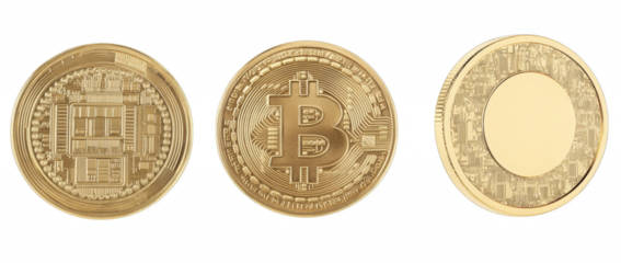 euro coin isolated on white