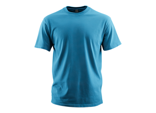 Stylish plain blue t shirt