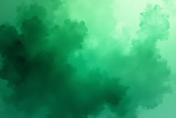 green watercolor background, Dark green watercolor Emerald green color Art