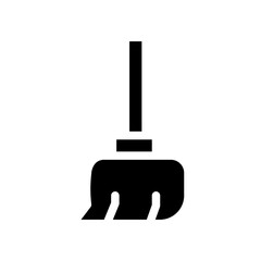 cleaning glyph icon