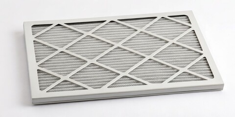 Furnace Filter concept. Air filter with a diamond pattern design for ventilation systems.