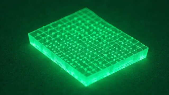 Technology driven green grid chip image