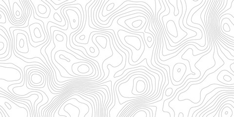Topographic map background geographic line map with elevation assignments. Modern design with White background with topographic wavy pattern design.