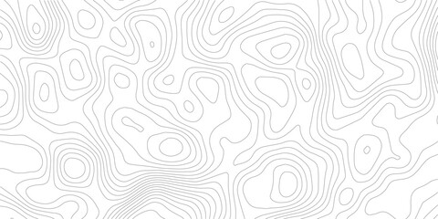 Topographic map background geographic line map with elevation assignments. Modern design with White background with topographic wavy pattern design.
