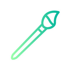 paint brush gradient icon