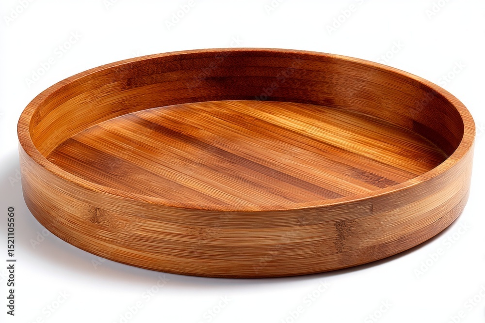Poster stylish bamboo serving tray perfect for entertaining at home or adding a touch of elegance to any oc